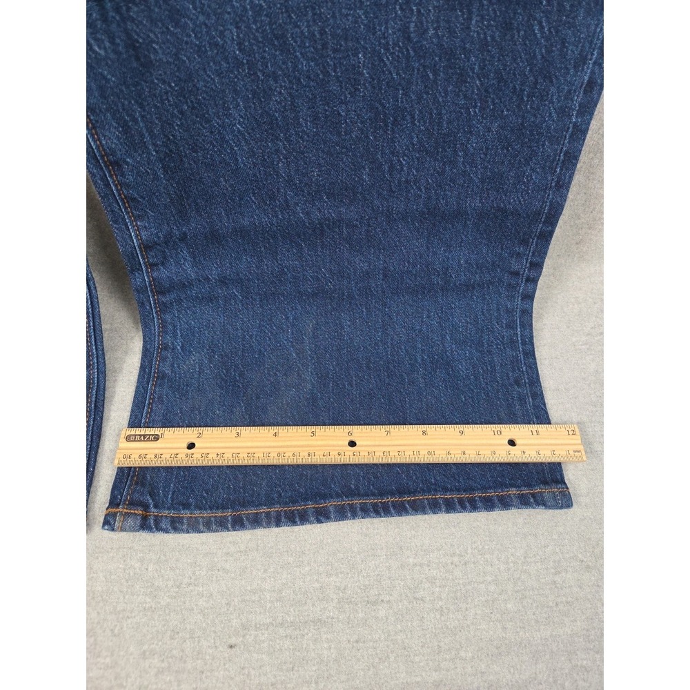 Loft The Wide Leg Jeans Womens 10 High Rise Stretch Flare 30x30 with Belt NEW - Picture 12 of 13